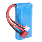 2Pcs ZOP Power 7.4V 1500mAh 25C 2S Battery T Plug for 16889 Brushless RC Car Vehicles