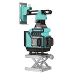 LinkMejor 16 Lines 4D Laser Level Dual Batteries 360°Horizontal Vertical Cross Green Light Self-Leveling Measure