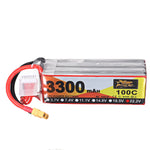 LinkMejor Power 22.2V 3300mAh 100C 6S Lipo Battery XT60 Plug for RC Racing Drone