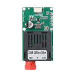 Sky/Ground TTL Optical Transceiver Module DC 5.5-26V FC RX/TX/AV/VCC/GND Interface for Drones TTL to Fiber Optic Module