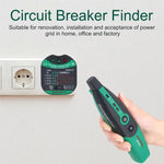 MS5902 Automatic Circuit Breaker Finder Fuse Socket Tester 220V 110V LED Indicator Flashlight Circuit Diagnostic Tool Electrical Maintenance Helper