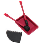 Wnew 4Pcs Silicone Glue Kit Wide/Narrow Brush with Flat Scraper and Glue Tray Woodworking Gluing Kit Set