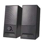 K2063 Desktop Computer Speaker USB Wired Speaker Dual 52mm High-magnetic Speaker 360° Stereo Surround Sound Support AUX/MIC Power Bank Function Smart Home Speaker Soundbar