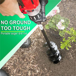 8cm Diameter Earth Auger Hole Digger Tools Planting Machine Drill Bit Fence Borer Petrol Post Hole Digger Garden Tool 4 Size Option