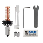 Upgrade Hotend for Flashforge Adventurer 5M / 5M Pro Pinting Head 280℃ Ceramic Heating Block Kit AD5M Hard Steel Nozzle Hot End