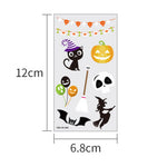 10-Sheet Glow in The Dark Halloween Tattoo Stickers Ghost Pumpkin Fluorescent Temporary Body Stickers for Halloween Nighttime Parties Carnival & Festive Events