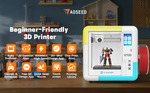 [EU/US Direct]AOSEED X-MAKER AI Kids' 3D Printer V4.0 with 4 PLA Filaments Fully Enclosed 0.05mm High Precision 400mm/s Fast Printing 150×150×150mm Build Volume Kids-Friendly with 16+ Creative Design Apps