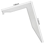5PCS Stainless Steel Multi-Functional Pry Bar Tool Ergonomic Handle Waterproof Design Nail Puller Bottle Opener Portable Emergency Tool for Firefighters Police EMS