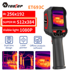 EU Direct AV TOOLTOP ET693B ET693C Thermal Imaging Camera 512*384 SUPER IR Resolution -20°C to 550°C Temperature Range 2.8 Inch Screen USB Type-C High Precision Industrial Inspection