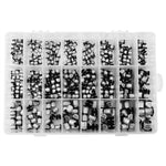 400 Pcs Electrolytic Capacitors Kit 24 Values from 1uF to 1000uF High Quality Aluminum SMD Low Frequency Bypass with Storage Box for DIY Electronic Projects
