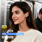 QCY MeloBuds N60 ANC In-ear Earbuds Double Drivers bluetooth 6.0 Earphone -56dB Active Noise Cancelling 6-Mics Hi-Res Audio Sports Headphones