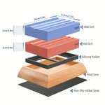 Wood Carving Sharpening Stone Kit 400 & 1000 Grit Whetstone with Multiple Notches Waterstone Straightens and Repairs Whittling & Carving Blades Chisels and Gouges