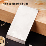 Ebony Hand Plane Woodworking Tool High Speed Steel Flat Blades Manual Block Planer Ergonomic Handle Portable Chamfering Edge Trimming Surface Finishing DIY Professional Tool