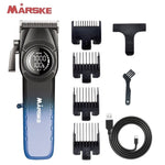 LinkMejor MS-5089 Professional Hair Clipper 7000RPM High Speed 180 Mins Runtime 4 Gears Lever Adjustable 2000mAh Long Battery Rechargeable Hair Trimmer with LED Digital Display for Home Salon Use