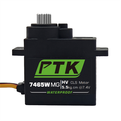 LinkMejor 7465 MG 25T Aluminum Gear 180° 9g Digital Waterproof RC Servo for Robot Fixed Wing Car and Aircraft Model