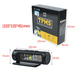 High-Precision Wireless Tire Pressure Monitor System 360° Rotatable 433.92 MHz Hidden Tire Pressure Monitor Car Tire TPMS Display