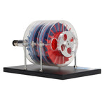 LinkMejor Single Stage Multi-stage Steam Engine Turbine Model Physics Experiment Science Discovery Production Invention Gift Collection Toys