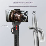 J200 6mm/8mm 360° Rotating Endoscope 1080P 500W HD Quality Adjustable LED Light IP67 Protection Level Inspection Camera  for Automotive Repairs Plumbing Inspections