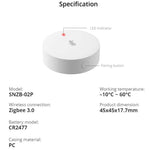 LinkMejor SNZB-02P Wireless Zigbee3.0 Temperature Humidity Sensor Smart Home Alert Works with LinkMejor iHost NSPanel Pro ZB Bridge Pro ZBDongle-E