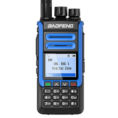 LinkMejor DR-1802U Digital Two Way Radio Dual Mode Dual Time Slot 1024 Channels 5W High Power UHF 400-470MHz Type-C Charging Long Range Handheld Walkie Talkie