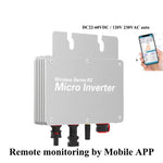 IPRee WVC-300/600/700W Wifi Version Solar On Grid Inverter AC110V ~230V IP65 Waterproof Grid Tie with Pure Sine Wave for Solar Power System