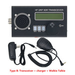 (Single microphone) 10W Portable uSDX 8 Band SDR All Mode Transceiver USB, LSB, CW, AM, FM HF SSB QRP Transceiver QCX-SSB with Battery