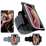 6.5'' Running Arm Bag Sports Waterproof Sweatproof Touch Screen Night Reflective Phone Bag for Outdoor Riding Hiking Fitness