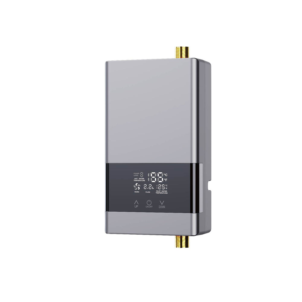 Tevorex Tankless Water Heater Simple Installation Constant Water Heater Retome Control EU Plug 220V for Kitchen