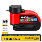 LinkMejor Bicycle Disc Brake Lock Alarm Waterproof 110dB Anti-theft Security Lock for Motorcycles Bikes Electric Vehicle