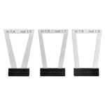 Onkel.J 28pcs Dovetail Tenon Marking Ruler Adjustable Tail Joint Marking Gauge Stable Template Support For Carpentry Marking