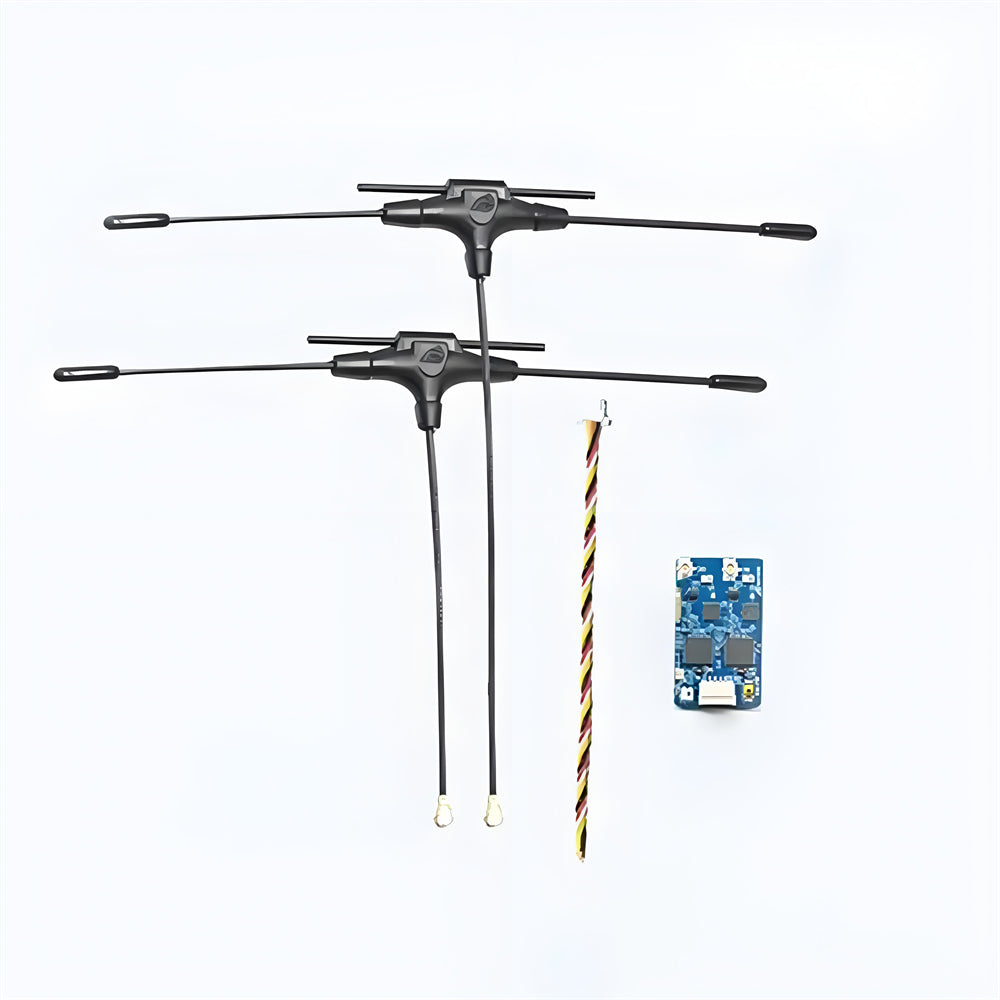 LinkMejor 900/2400 900MHz/2.4GHz Dual Band Gemini RX ExpressLRS Receiver for FPV Racer Drone