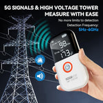 LinkMejor Upgraded EMF Meter Rechargeable Electromagnetic Field Radiation probe with High Precision LCD Display for Home Office Ghost Hunting WiFi 5G Signals 700mAh Battery