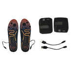 LinkMejor Winter USB Rechargeable Heated Insoles 3 Levels Feet Warm Shoe Pad Thermal Electric Foot Warmer Heating Feet Outdoor Sports