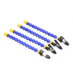 Two/Four/Five Brackets Maintenance Fixture Aluminum Alloy Clamp Soldeirng Iron Holder Benches Vise Table Clamp with Flexible Arm Printed Circuit Board Welding Repairs