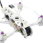 LinkMejor Mario5 227mm HD O4 Wide / O4 Pro 5 Inch 6S DC Colorful White FPV Racing Drone PNP with F405 V5 FC 2306.5 Pro 1880KV Motors