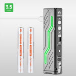 Lumintop MoonBox 4.0 Quad-Light-Source 1600LM Dual 14100 Li-ion Replaceable Multifunctional LED Flashlight with Smart Display Dual Buttons+Magnetic Mode Switch Waterproof Design