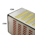 4 Sided Sharpening Stone Diamond Sharpening Block Kitchen Knife Sharpener Whetstone