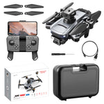 LinkMejor S99 MAX WiFi FPV with HD ESC Dual Camera 360° Infrared Obstacle Avoidance Optical Flow Positioning LED Bright Lights Brushless Foldable RC Drone Quadcopter RTF