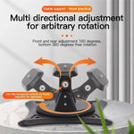 Universal Projector Mount 360° Rotation Adjustable Bracket 180° Tilt Desktop Wall Ceiling Mount Stand Holder for Camera Webcam Phone 5KG Loading