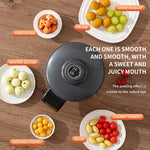Comfook 50W Automatic Fruit Vegetable Peeler Portable Efficient Peeling for Grapes Tomatoes Olives One Click Operation Easy Clean Time Saving Kitchen Gadget