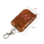 LinkMejor RF 433mhz Transmitter 4 Button Remote Control + Receiver Module Fixed EV1527 Decoding 4CH Output with Learning DIY Kit