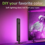 LinkMejor RGB Light Bar Rhythm Pickup Atmosphere Desktop Lamp Remote Control for Gaming Computer Room Bedroom