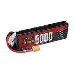 LinkMejor 2S 7.4V 5000mAh 100C 37Wh LiPo Battery XT60 Plug for RC Car Airplane Helicopter