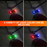 Car Mini LED Solar Warning Light Night Security Simulated Alarm Alarm Wireless Anti-theft Warning Light Flashing Virtual Alarm Light