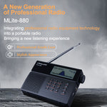 LinkMejor MLite-880 Software-Defined Radio Full Band SDR SSB CW AM SAM NFM WFM support Longwave Medium Wave Shortwave Aviation Band