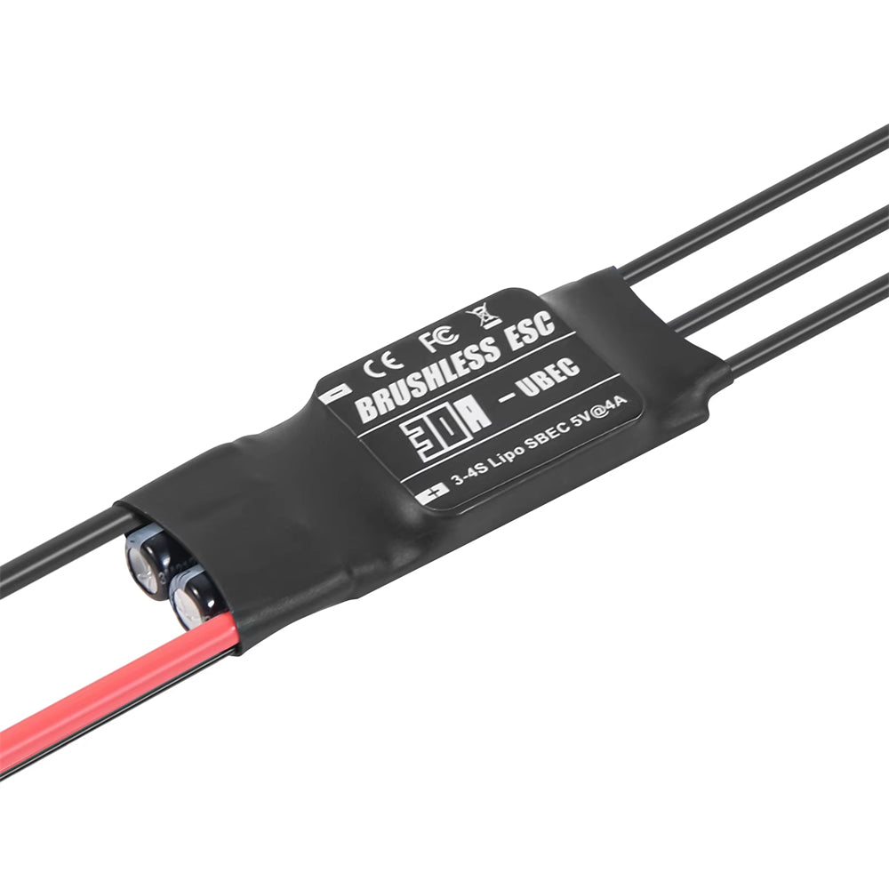 Neebrc 30A 3-4S Brushless ESC with 5V 4A BEC for Fixed Wing RC Airplane