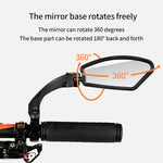 LinkMejor 1pcs MTB Reflection Mirror 360° Rotatable HD Rearview for 20-24mm Handlebar Diameter Bike Riding Accessories
