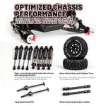 LinkMejor UD1002P 1/10 2.4G 4WD 65km/h Brushless RC Car Desert Off-Road Short Course Truck with ESP Gyro Rear Straight Bridge Hobbywing ESC Three Diffs Oil Shock LED Light Vehicles Models Toys