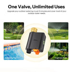 LinkMejor SWV-ZFE Hydro Series Hydro ONE Zigbee3.0 Smart Water Valve with Flow Meter SWV Dual Communication Modes Water Data Insights