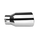 Universal 4 Inch Inlet 6 Inch Outlet Exhaust Tip 12 Inch Length Tailpipe Anti-Corrosive High Temperature Resistant Angle Cut Design Car Truck Accessories